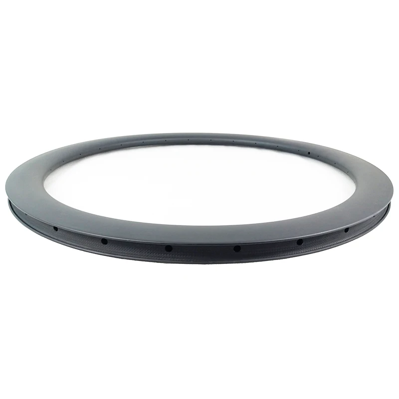 700c 50mm clincher 50C road disc carbon rim 25mm wide U shape 3K 12K UD matte glossy 20 24 28 32 Holes disk brake bike wheel