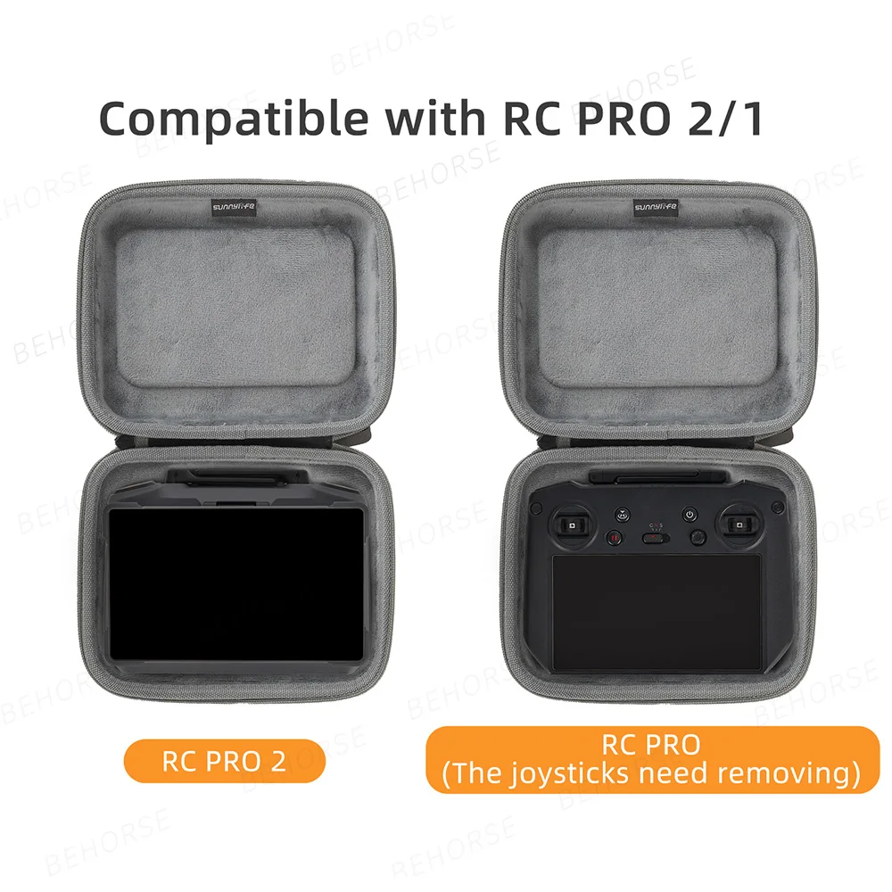 Mousse intérieure découpée sur mesure pour DJI RC Pro, protection optimale dans l'étui de transport
