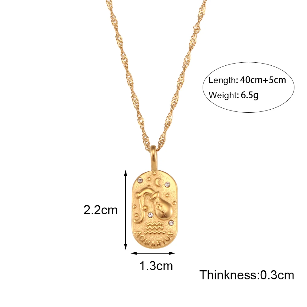 E.B.belle 2024 Fashion Casting Zircon Zodiac Sign Bright