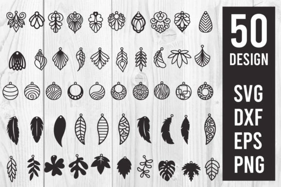 50 Earrings Pendant Bundle Laser Cut File Creative Design Vector Files Layouts CDR/DXF/AI/SVG Files for Laser/Plasma Cutting antique woodworking bench