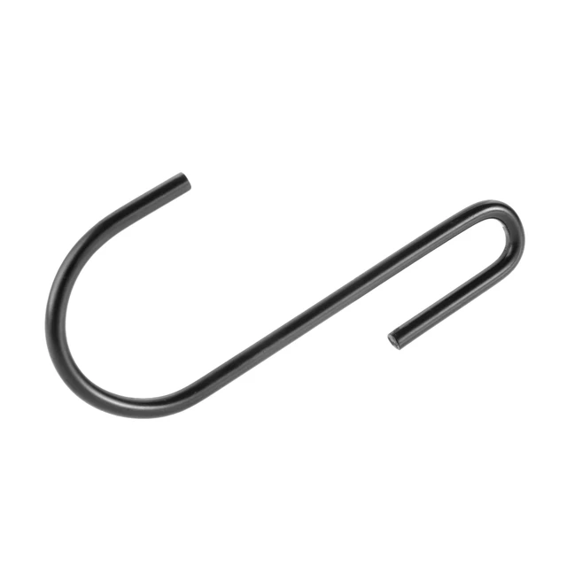 120pcs 1-inch Mini S-shaped Hook, S-shaped Hook, Small S-shaped Hook, Metal  Mini Decorative Hook, For Crafts(black)