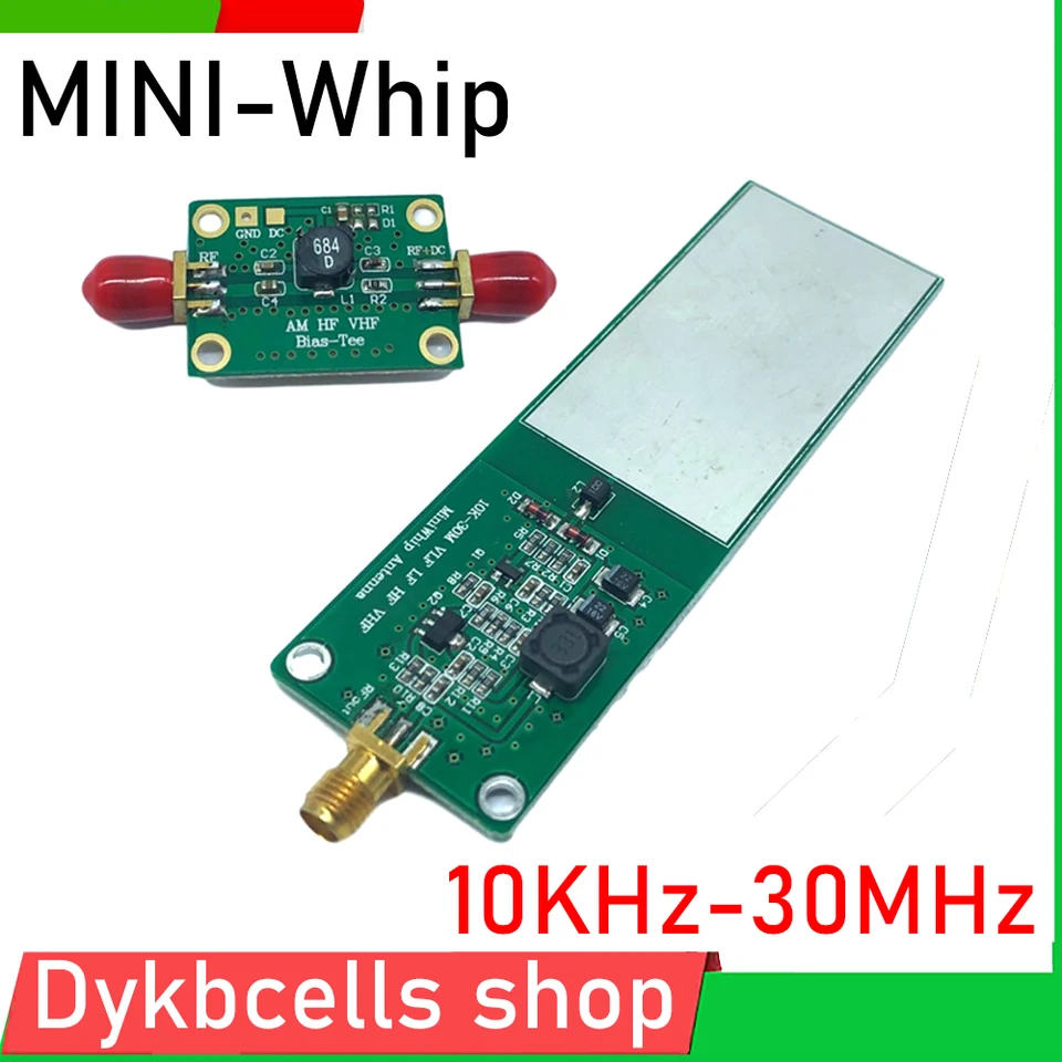 Antenna Attiva Mini-Whip A Onde Corte – Ricevitore MF/HF/VHF Con Connettore SMA Femmina, Per SDR, Sostituzione O Upgrade