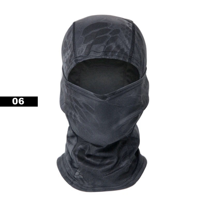 Enhanced Tactical Balaclava Sun Hat Set - Full Face Protection with Camouflage Design