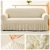 Plaid Seersucker Sofa Cover For Living Room Stretch Sofa Slipcover For Home Armchair Cover 1/2/3/4 Seat Corner Sofa Couch Cover 1