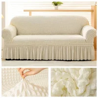 Plaid Seersucker Sofa Cover For Living Room Stretch Sofa Slipcover For Home Armchair Cover 1/2/3/4 Seat Corner Sofa Couch Cover 1