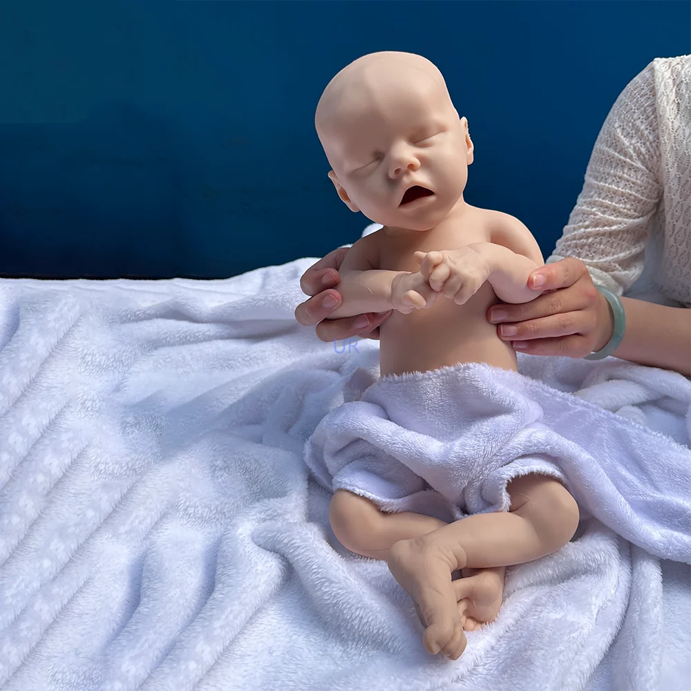 Sleeping Open Mouth Girl Artist Painted Collector Diy Toy Like Real