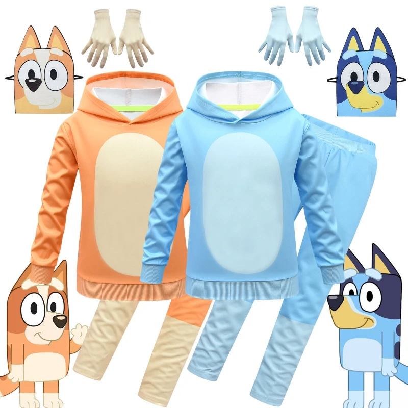 

Детская одежда для ролевых игр с изображением лосят Bluey