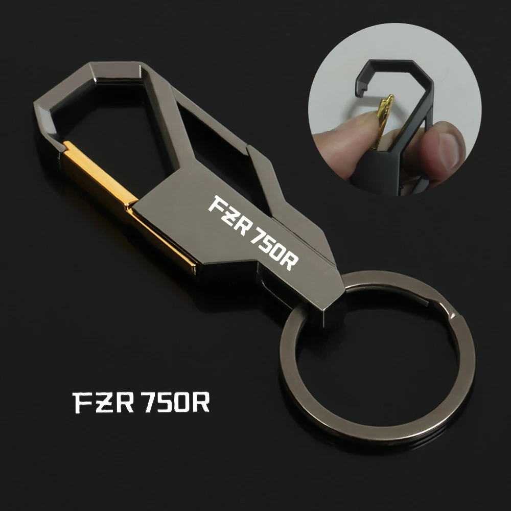 FZR750 FZR750R Motorcycle Keychain Accessories For Yamaha FZR 750 R FZR 750R 1987-1998 Key Ring Hanging Keyring Metal KeyChains
