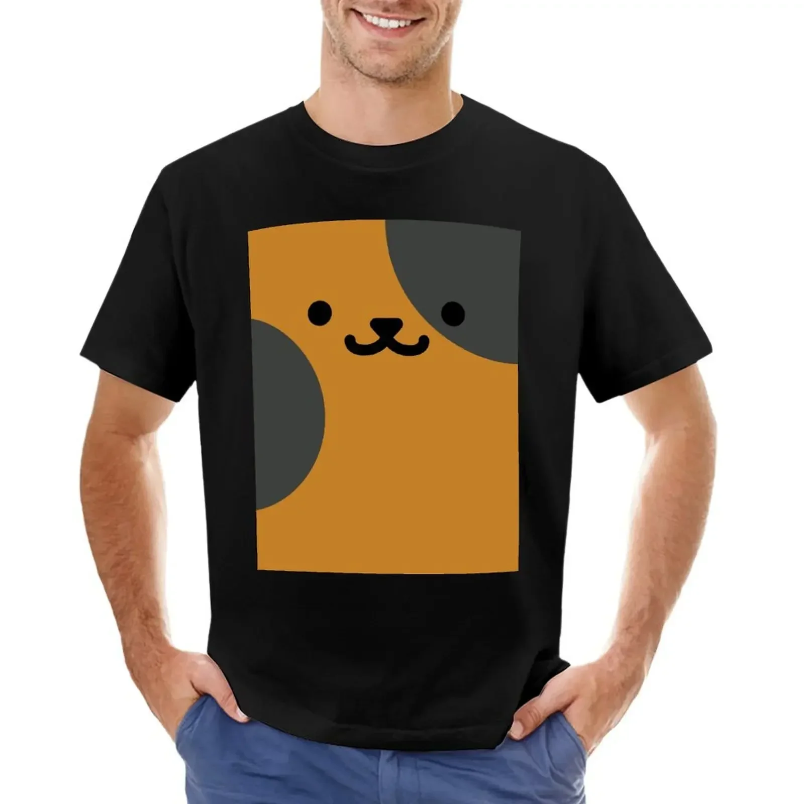 

Neko Atsume - Spud Graphic T-Shirt Short sleeve tee quick drying cute tops animal prinfor boys men t shirts