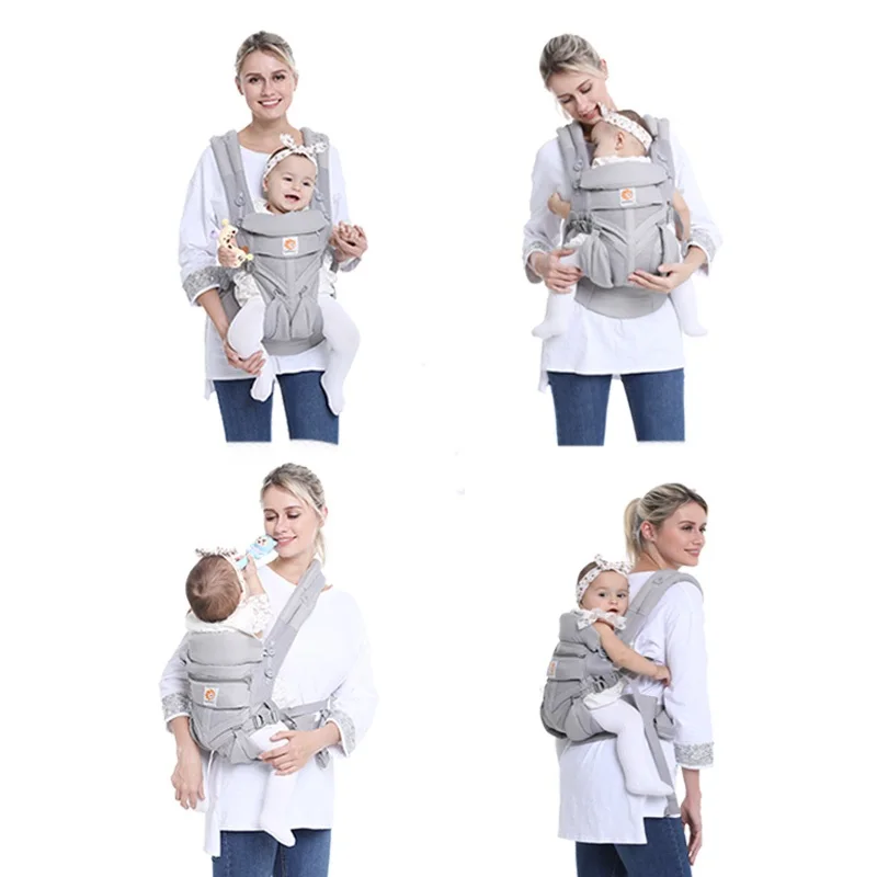 Baby Carrier 4 In 1 Ergonomic Kangaroo Design Sling for 0-36 Months Newborn Infants from 3.2KG to 20KG 2