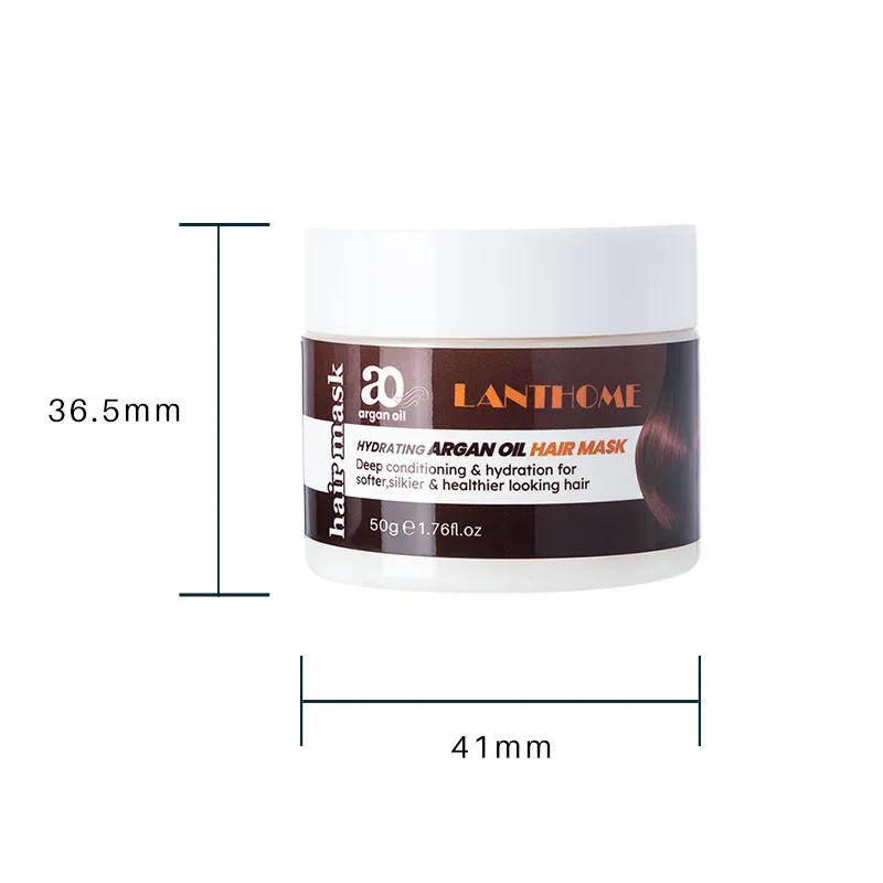 Argan Oil Hair Mask Inverted Film Nutrition Full Moisture Free Steam Treatment Cream Hair Conditioner Smooth Ironing
