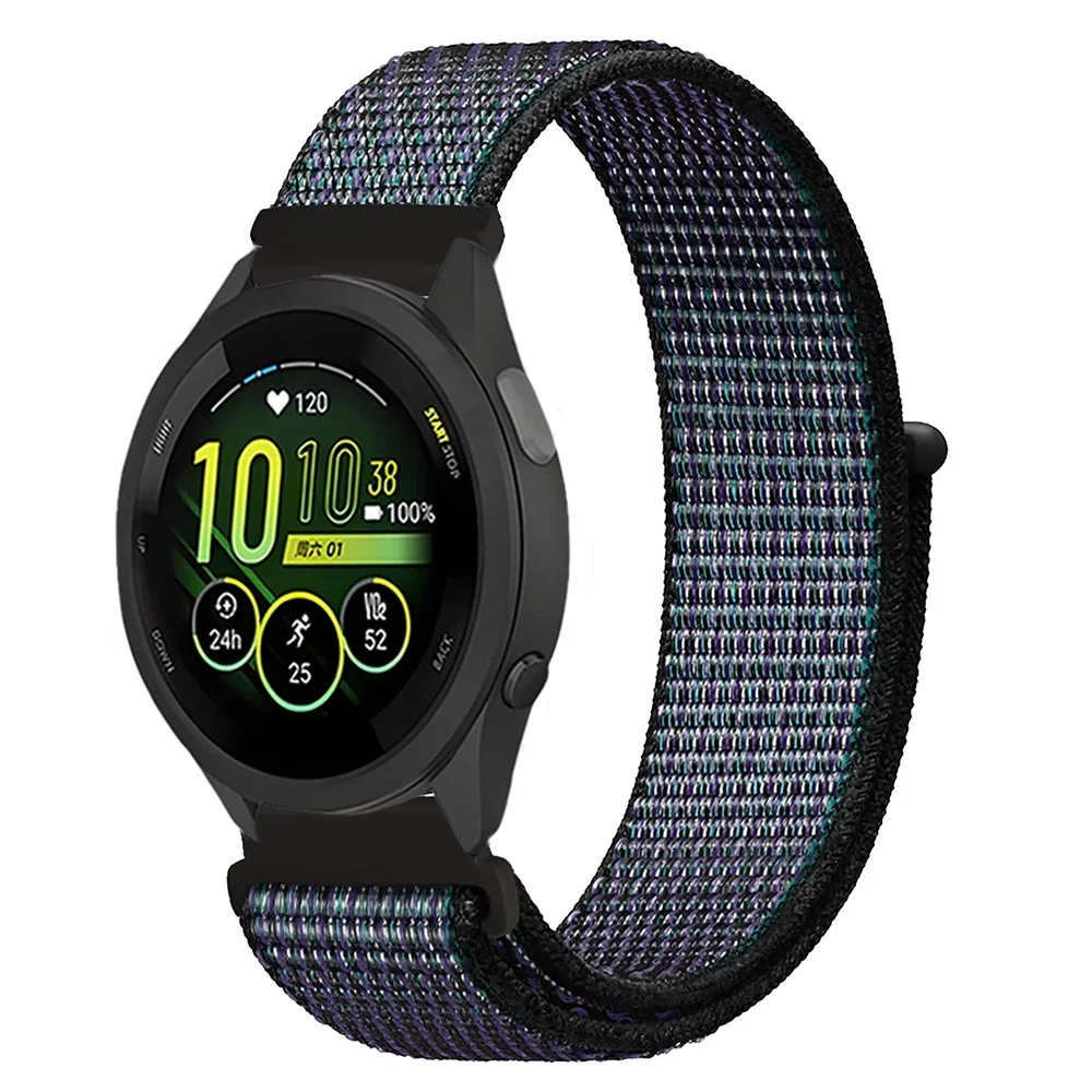 Nylon Braided Bracelet Band, 20mm 22mm Strap