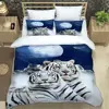 3D tiger printed Bedding Sets exquisite bed supplies set duvet cover bed comforter set bedding set luxury birthday gift 4