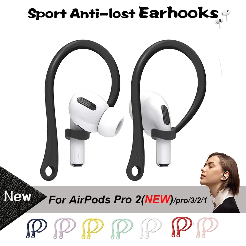 binær Med vilje Lilla Silicone Ear Hooks Airpods 3 | Accessories Earphone Hook - Apple Pro 2 3 1  Sport - Aliexpress