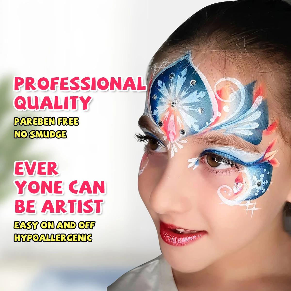 Bowitzki 30g Professional Face Paint Body Paint Water Based Face painting Makeup Safe for Kids and Adults Single Color 4