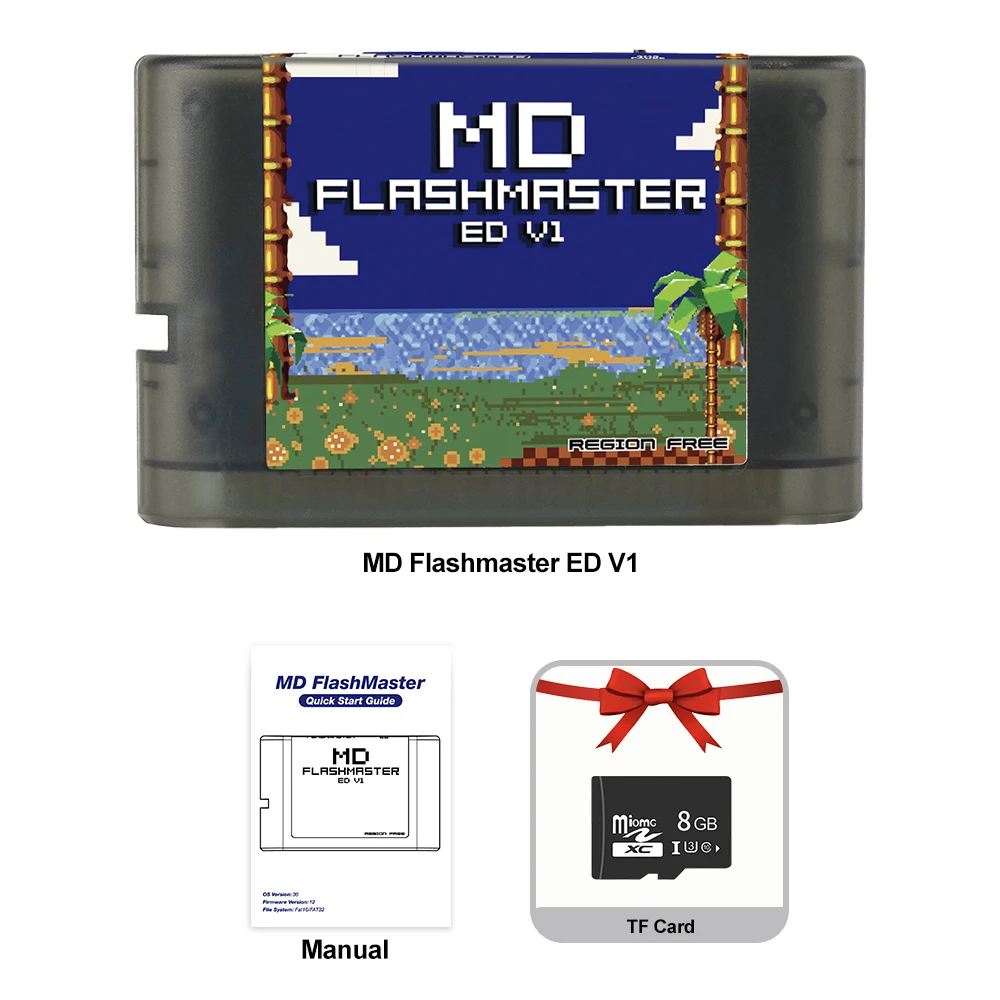 Retro MD Game Collection - 4000 Classic Games with 8GB Memory Card