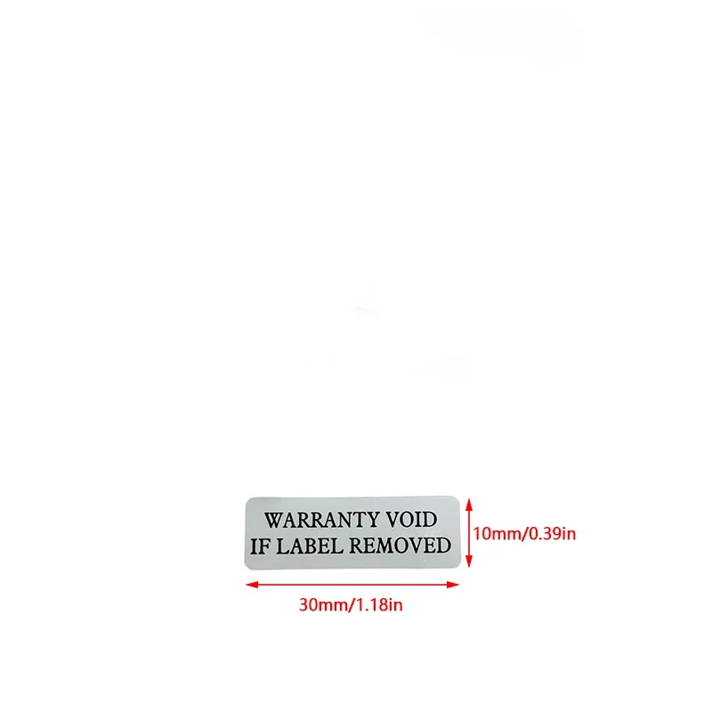 Tamper-Proof Warranty Protection Adhesive Seal Stickers