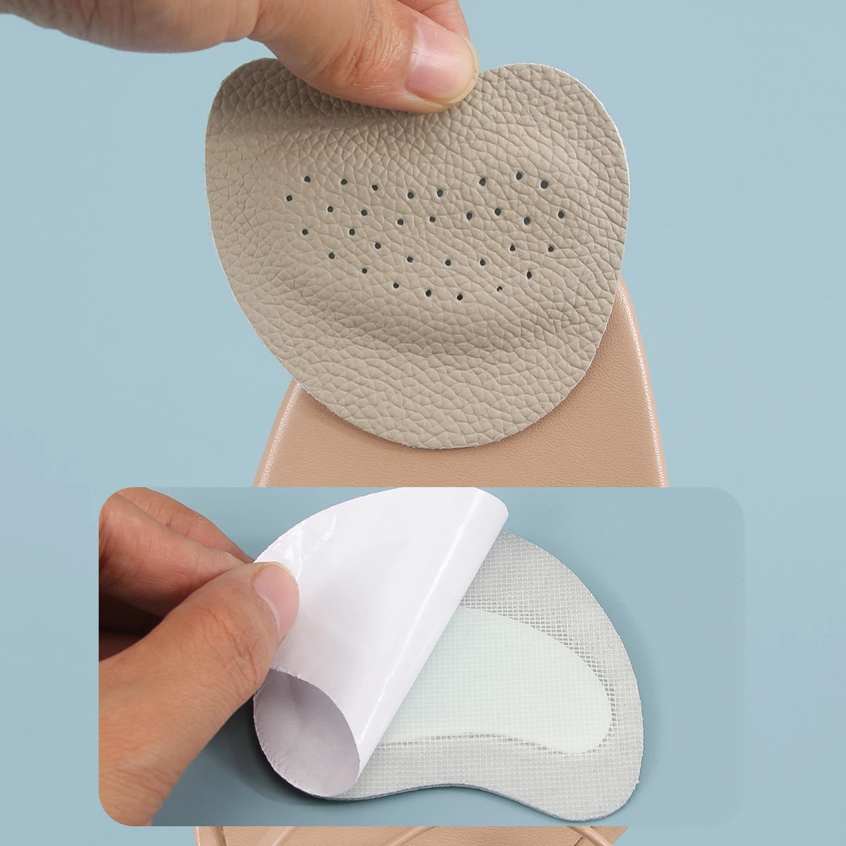 1 Pairs High Heel Toe Pads Shoes Tongue Patch Reusable Pads for Foot Heel Inserts Cushion Half Size Pad Non-Slip