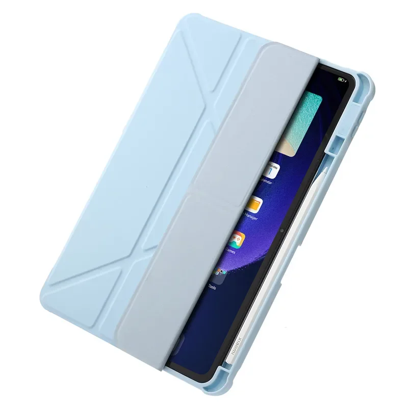 Coque para Xiaomi Pad Pro Case 11 Acrílico Clear Back Stand Capa Inteligente para Xiaomi mi Pad Pro 2023 Case com Suporte de Lápis - Imagem 3