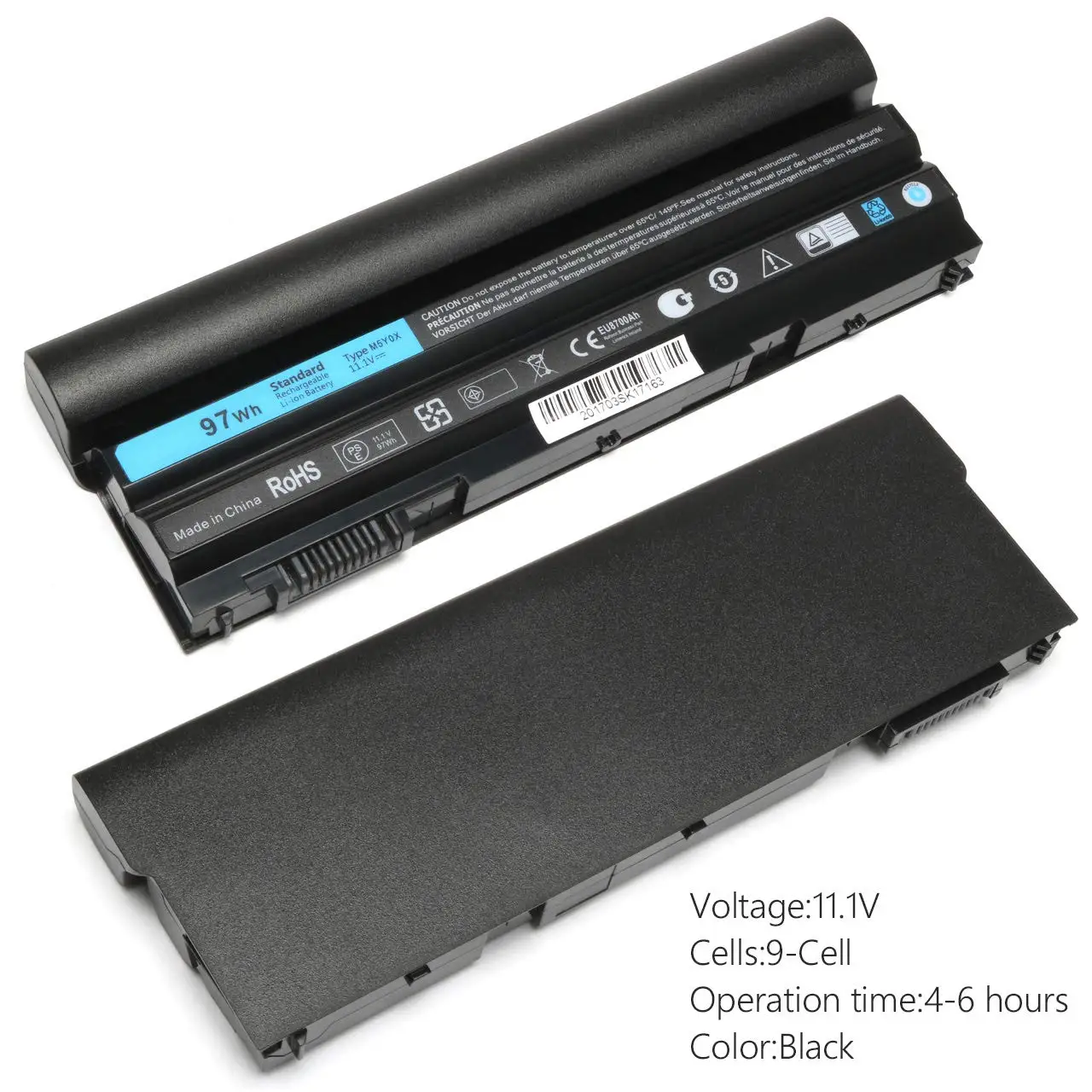 Laptop Battery For Dell Latitude E6430 E5420 E5430 E6420 E6530 E6540 E6440 04NW9 2P2MJ NHXVW M5YOX 8858X 7FJ92