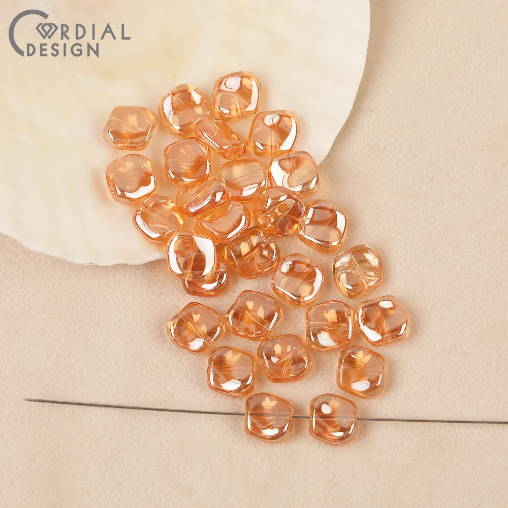 Cordial Design 11*11MM 300pcs DIY Glass Bead/Geometry Shape/Hand Made/Aurora Effect/Beads Making/Jewelry Findings & Components 31 Cordial Design 11*11MM 300pcs DIY Glass Bead/Geometry Shape/Hand Made/Aurora Effect/Beads Making/Jewelry Findings & Components - cordial