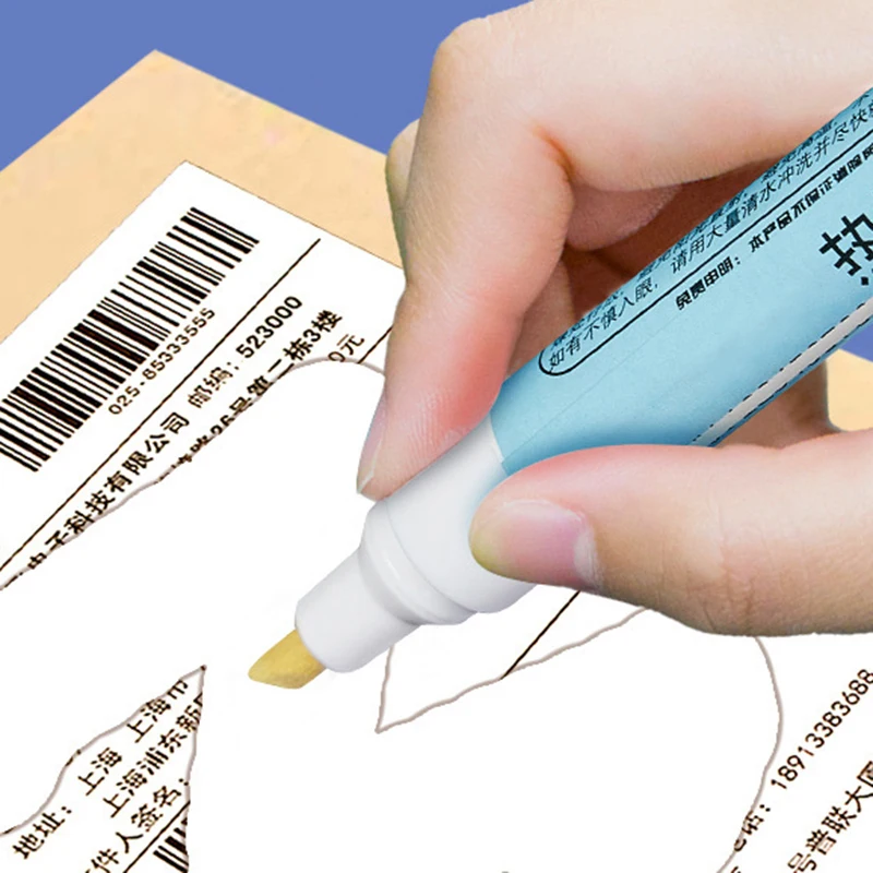 Thermal Paper Eraser Pen Privacy Data Protective Data Remover Thermal Printing Paper Takeaway Courier Bill thermal paper eraser pen