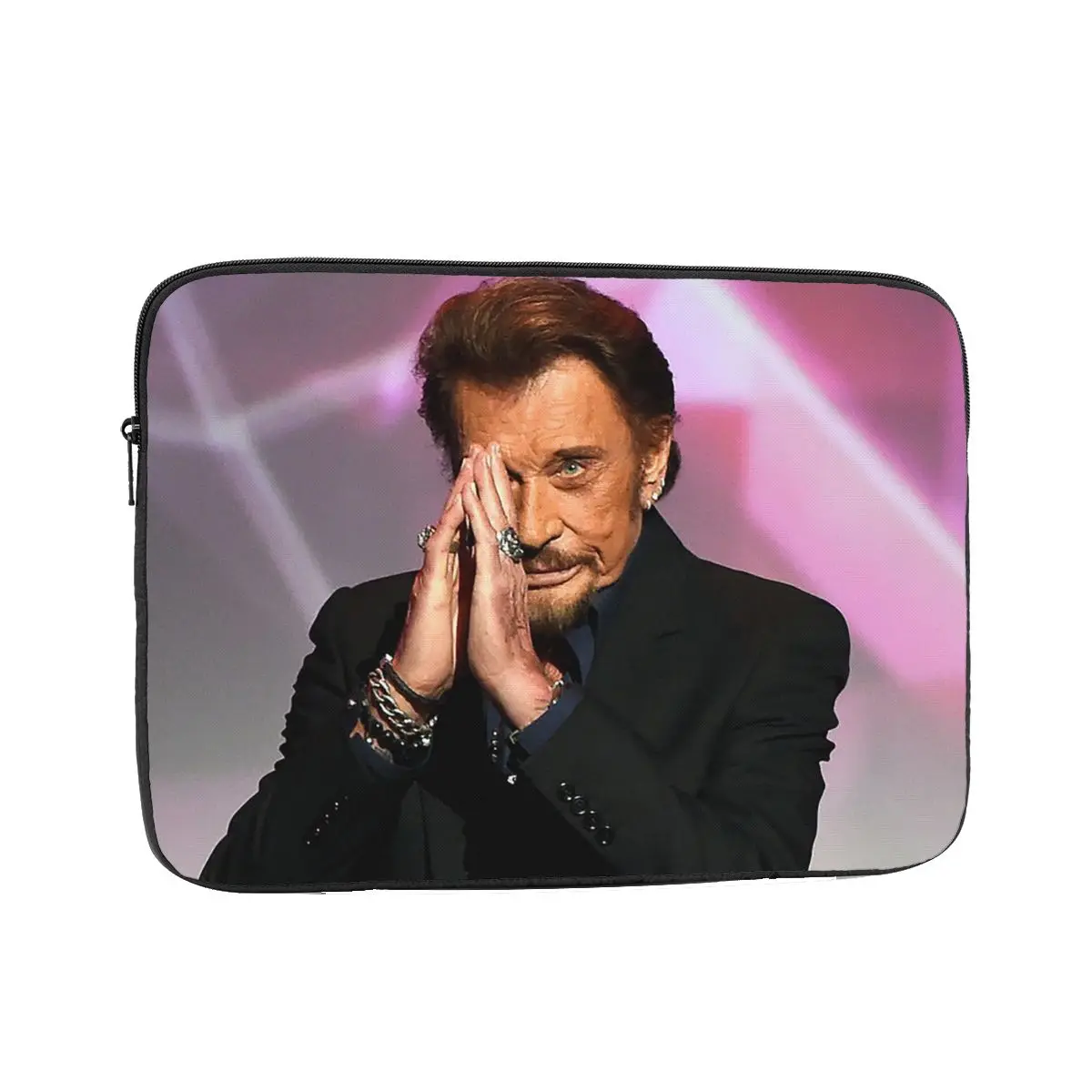 Laptop Bag Sleeve Johnny Hallyday 12" 13" 15" 17" Notebook Sleeve Cover Bag For Macbook Air Pro Fashionable Rock Shockproof Case