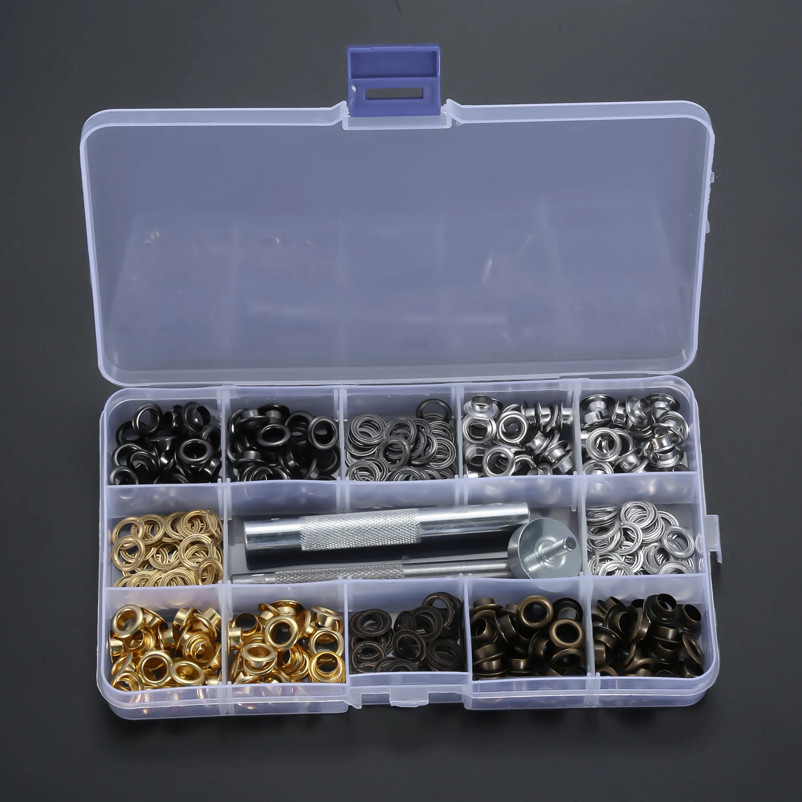 200 Sets 1/4 Inch Grommet Kit Grommets Eyelets For Clothing Leather