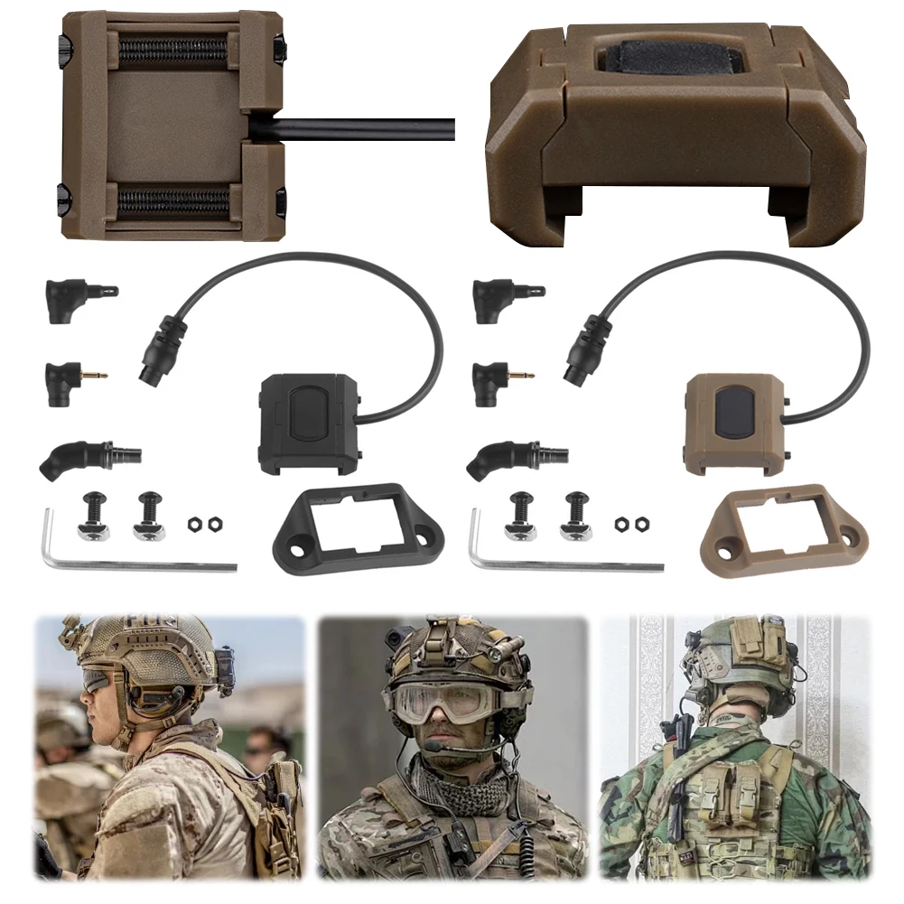 MOD Button Weapon Lights Switch with Mount Kit Pressure Tape Switch Flashlight Pressure for PEQ M-LOK Picatinny Rail