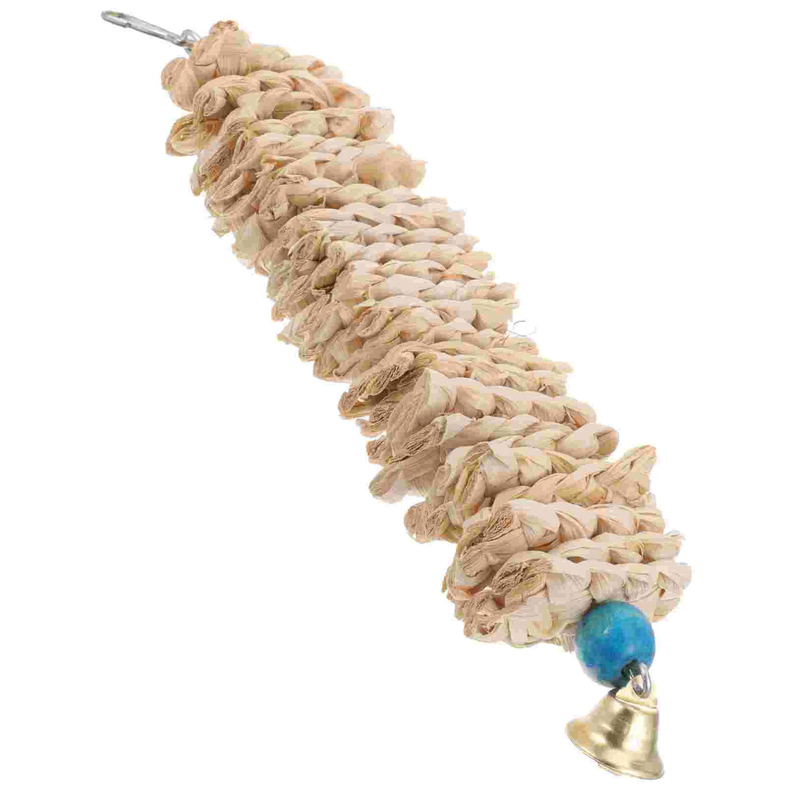 

Parrot Hanging Bite Toy Safety Funny Bird Chew Cage Biting Toys Corn Delicate