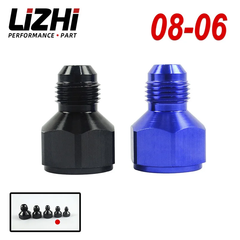 

LIZHI RACING - 8AN AN8 AN-8 Female to 6AN AN6 AN-6 Male Reducer Fitting LZ-SL894-08-06-011