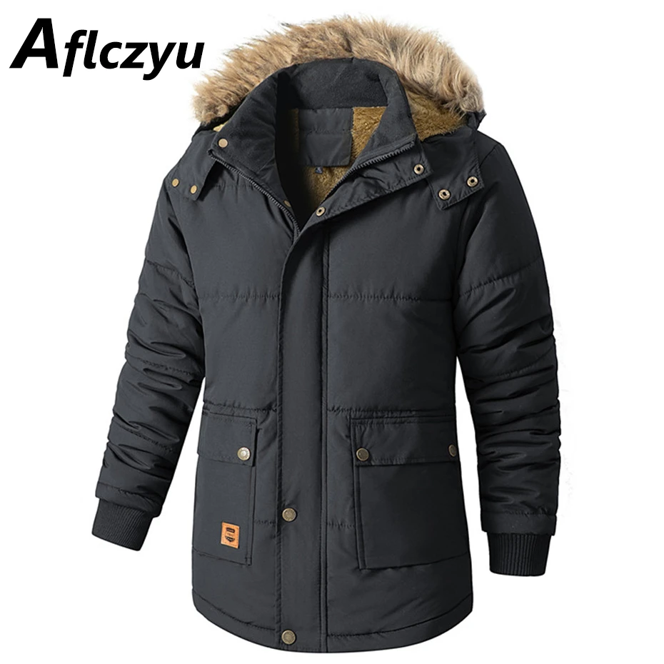 Мужская Флисовая Куртка с капюшоном