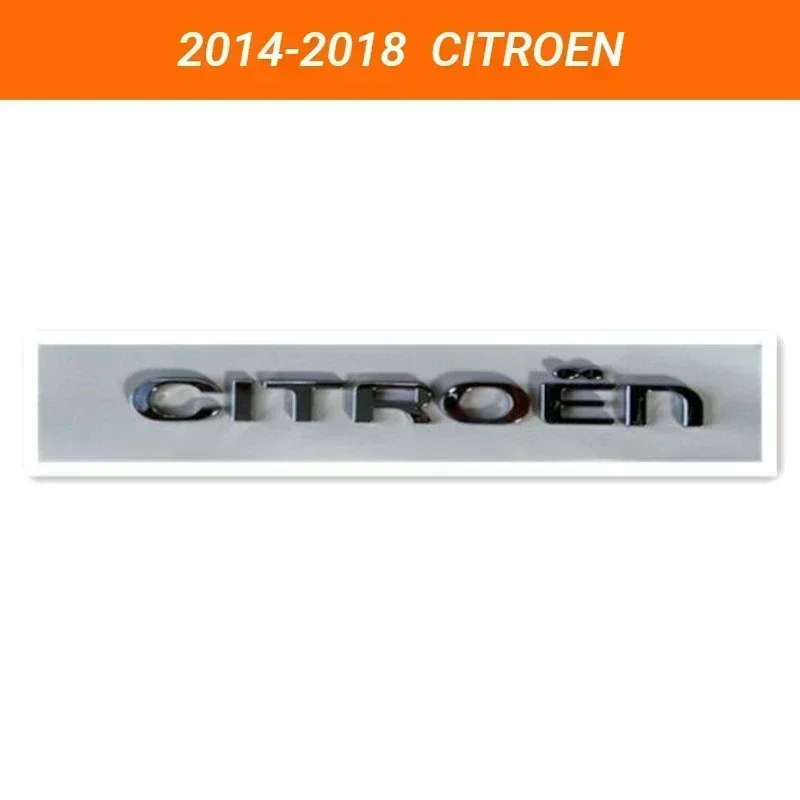 ABS 자동차 스타일링 후면 트렁크 배지 데칼 액세서리, 시트로엥 C-ELYSEE 엠블럼 스티커, 자동차 수정 장식
