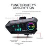 Bluetooth 5.3 Motorcycle Helmet Intercom Headset 5
