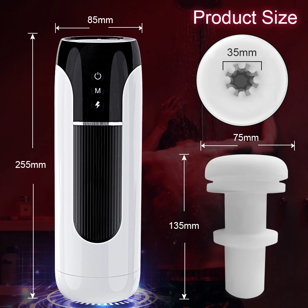Vacuum Pump New Ring Electric Pump Sex Toys for Men Male Masturbator Extender 18 Enlargement Enhancer_voghion.com
