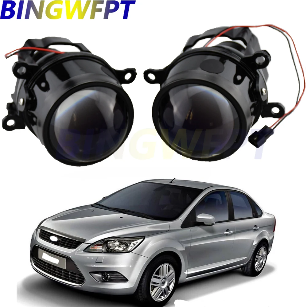 

2PCS For Ford Mustang 2006-2009 For Ford Freestyle 2005-2007 Fog Light Assembly HD Projector Bi- xenon