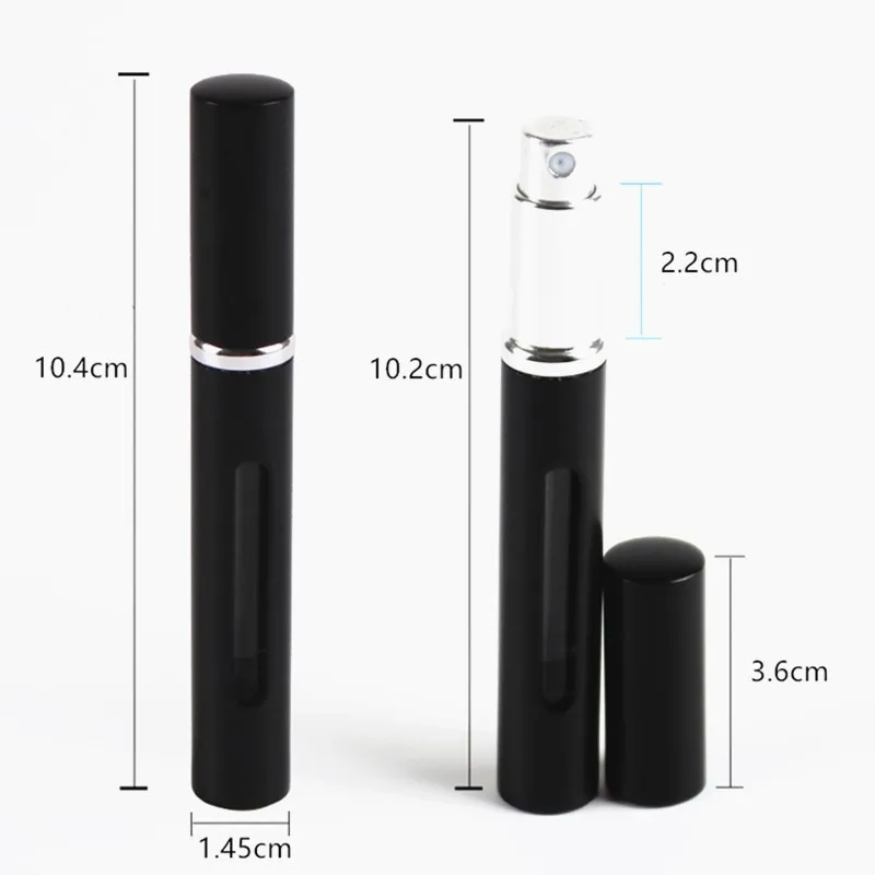 Perfume Bottle 5ml Travel Mini Refillable Perfume Bottles Portable Empty Atomizer With Spray Empty Container Travel Accessories perfume bottle