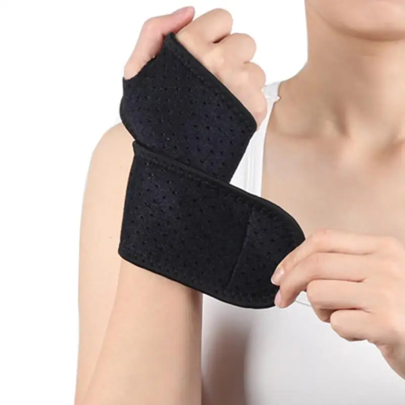 

Self-Heating Wrist Band Support Brace Wrap Heated Hand Warmer Compression Soreness Relief Wristband Sanitizer Belt