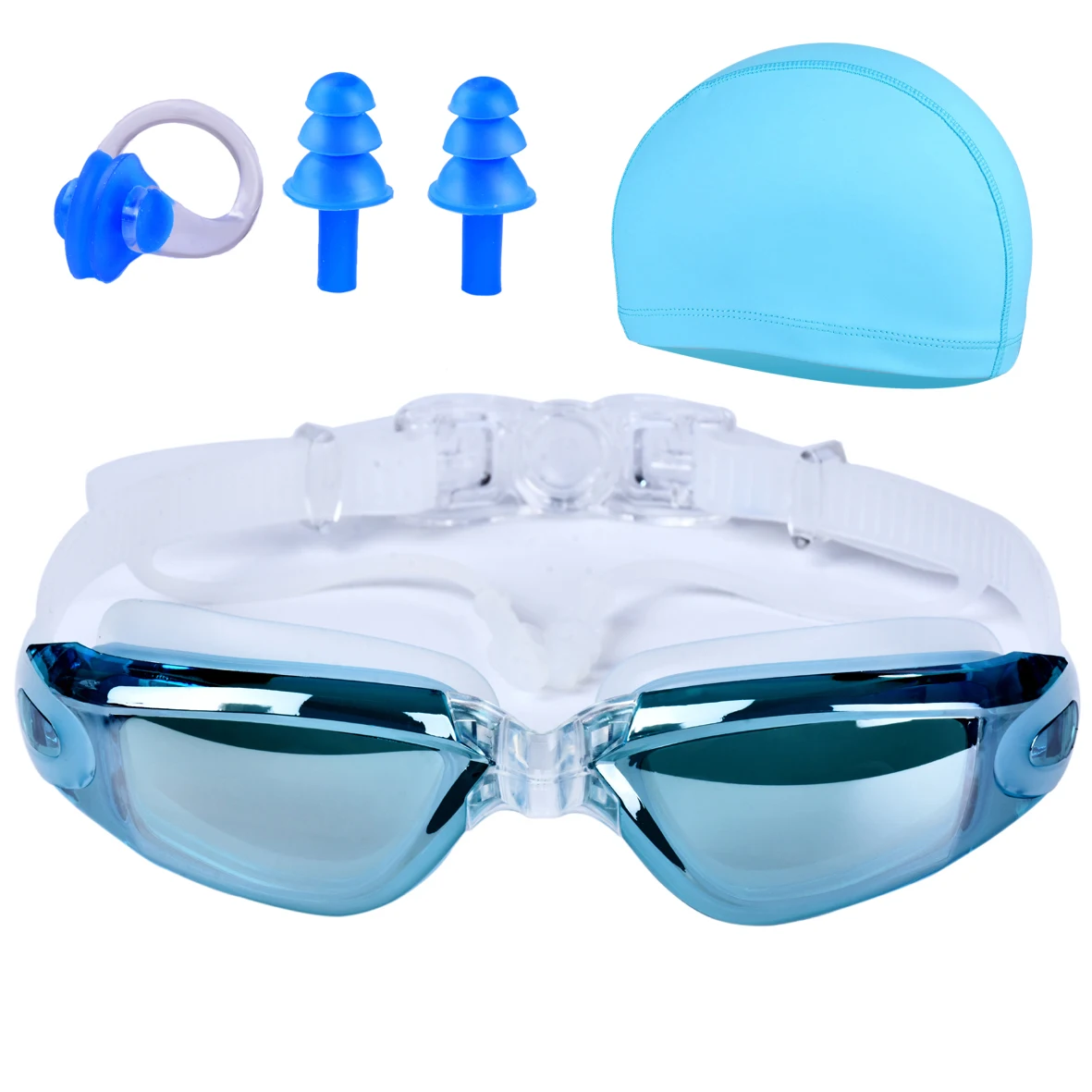 High-definition waterproof and fog-proof swimming goggles for men and women 2