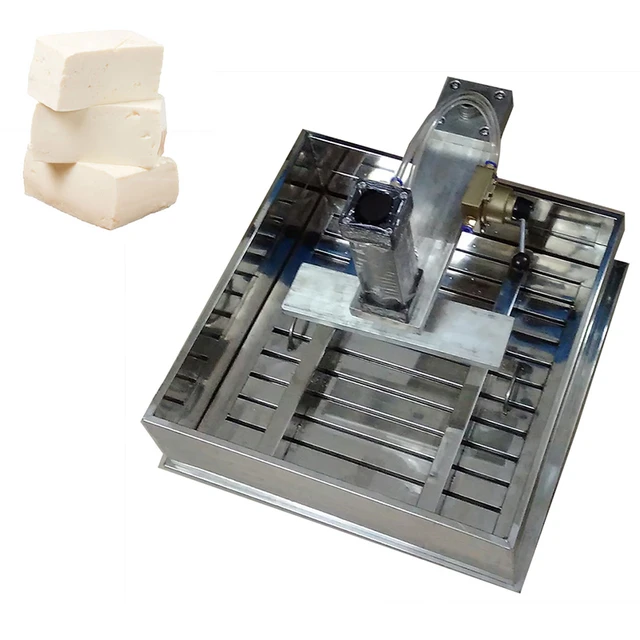 SquareGrid Tofu Cutter+Stainless Steel+Slicer+Manual Press+