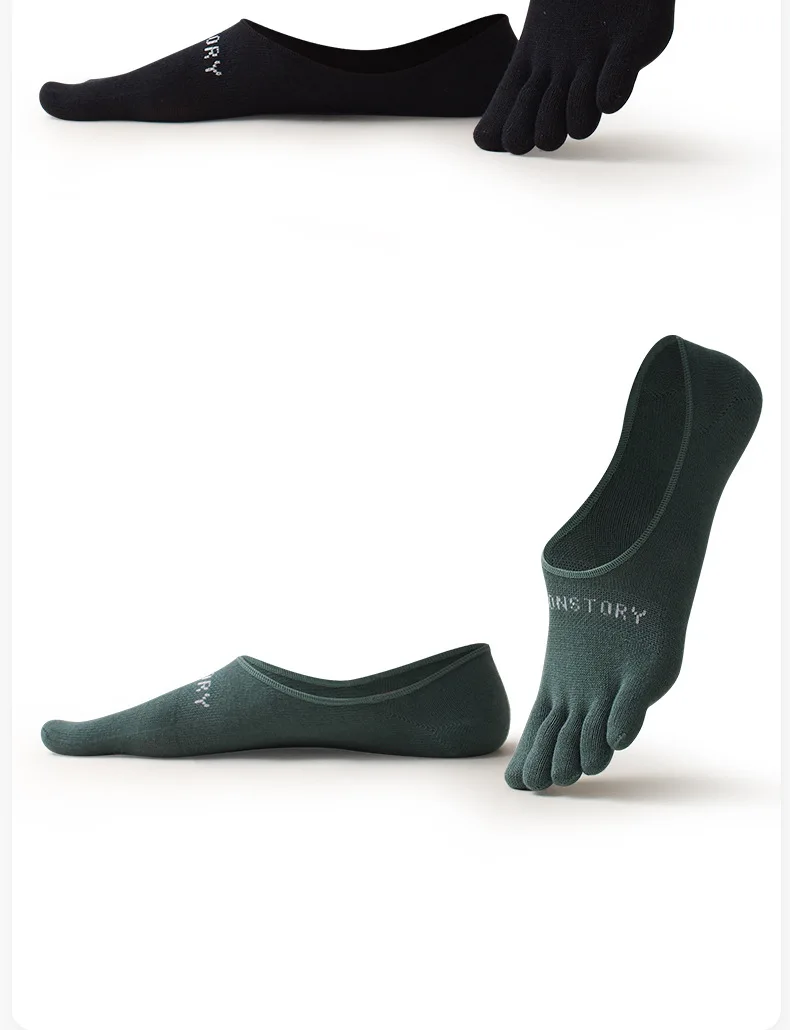 5 Paar Coolmax Herren-Zehensocken, professionelle, schnell trocknende, geruchshemmende Sommersport-Bootssocken, unsichtbare Fünf-Zehen-Socken für Damen – Detail 8