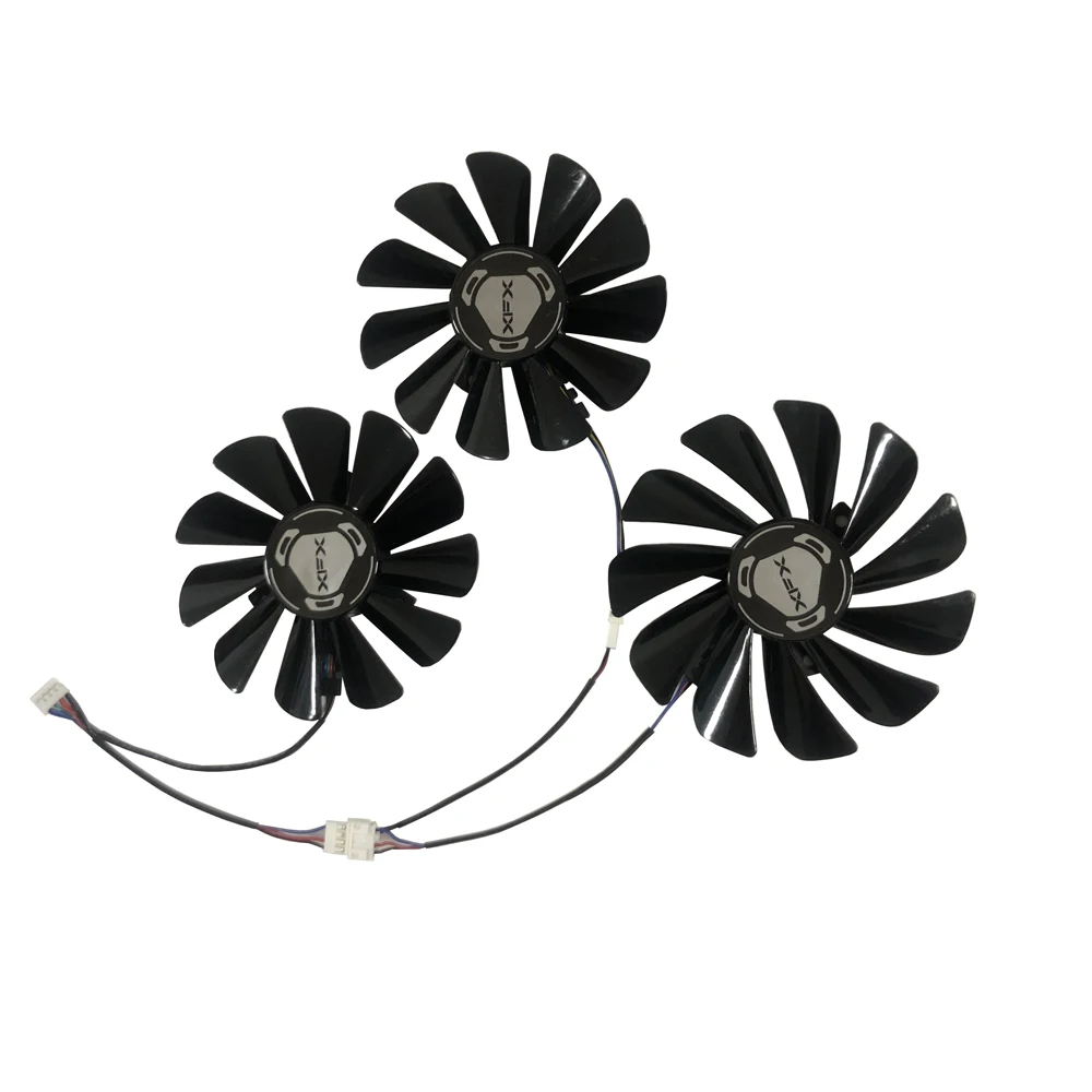 

3Pcs/Set FY09015M12LPA(Can Replace CF1010U12S) Graphics Fan GPU VGA Cooler For XFX RX 5700 XT RX5700XT Video Cards