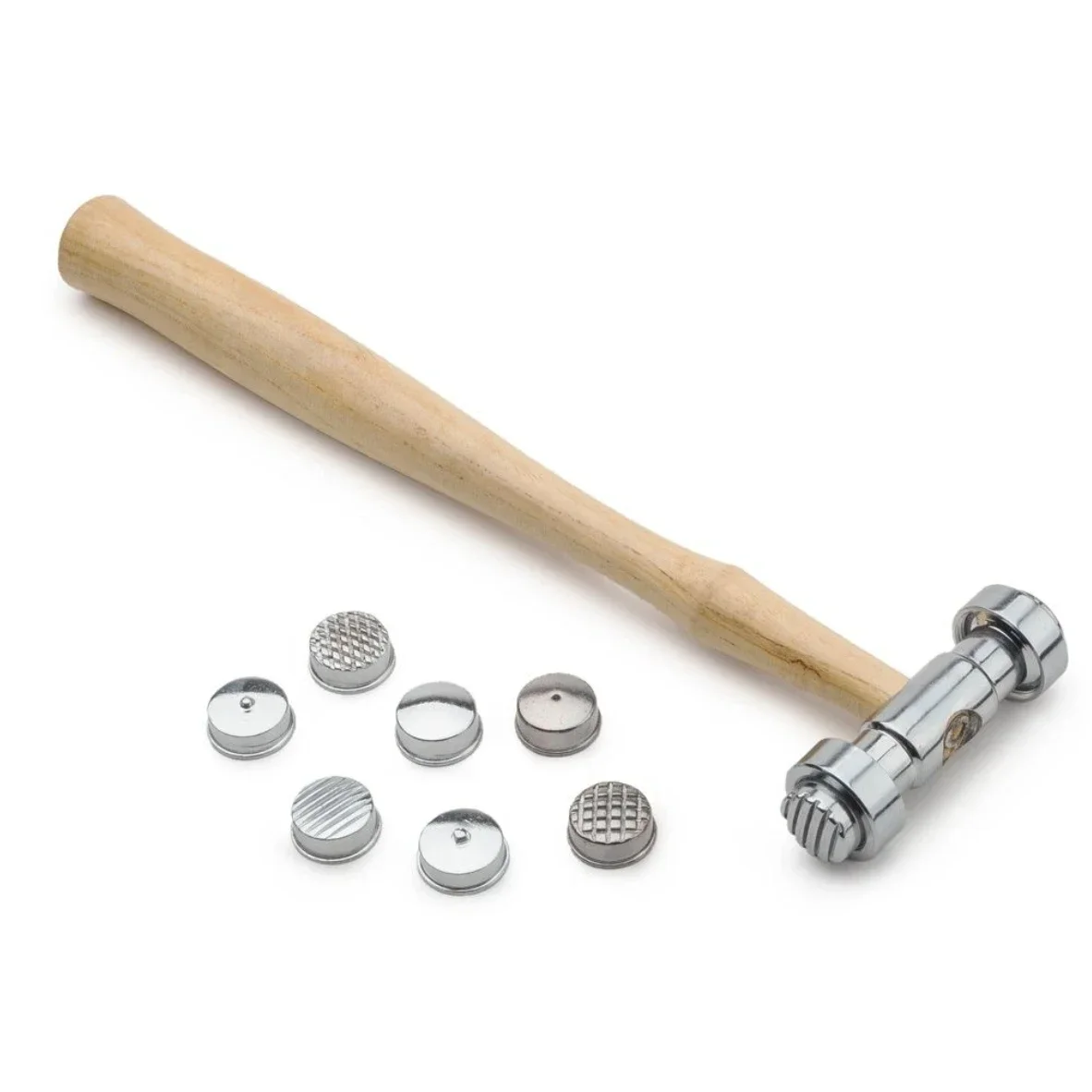 Texturing Hammer Dual Face 9 Interchangeable Heads Design Texture Metal Work  Jewelry DIY Tools