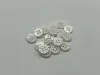 Free shipping 4 holes shell button 2mm thickness  mother of pearl button for garment button cheap price white  can dyeing 1