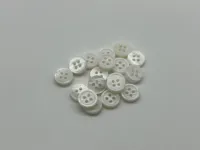 Free shipping 4 holes shell button 2mm thickness  mother of pearl button for garment button cheap price white  can dyeing 1