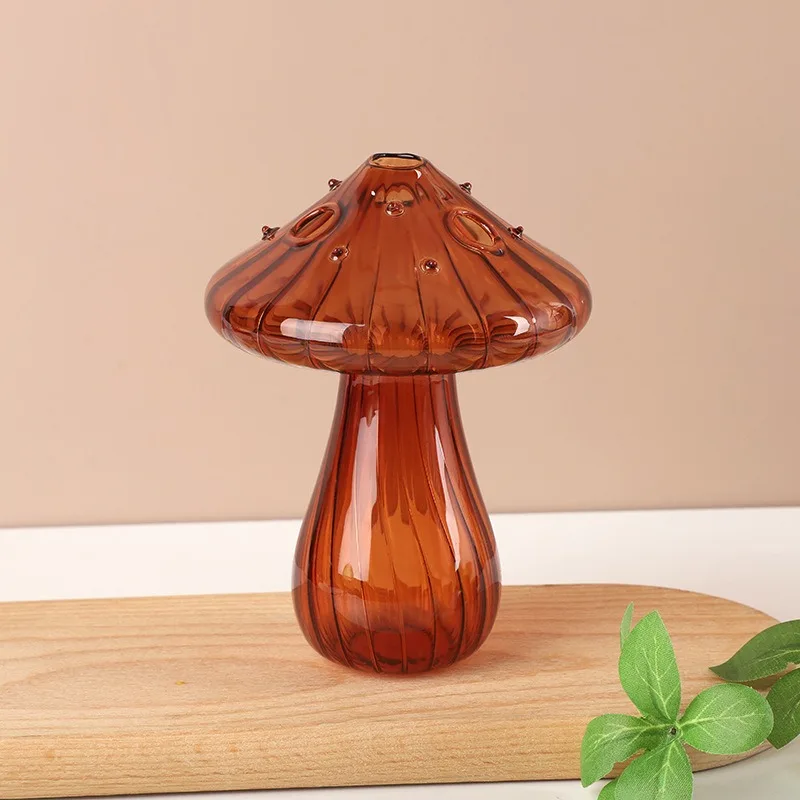 Mushroom Glass Flower Vase 5