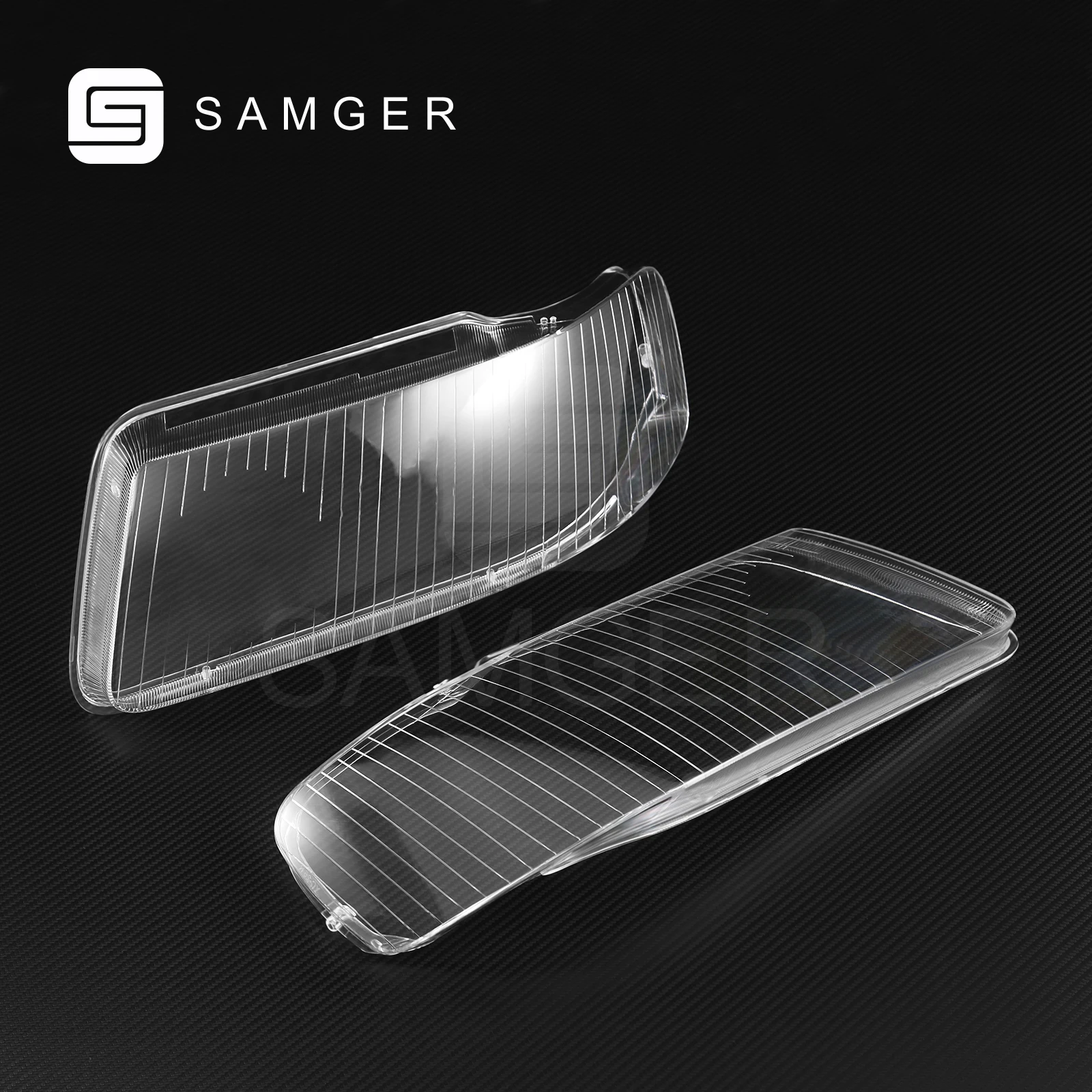 Samger 1Pair Headlight Cover Headlamp Shell Lens Lampshade Transparent For Audi A3 2001-2003 Car Light Protection Cover Shell