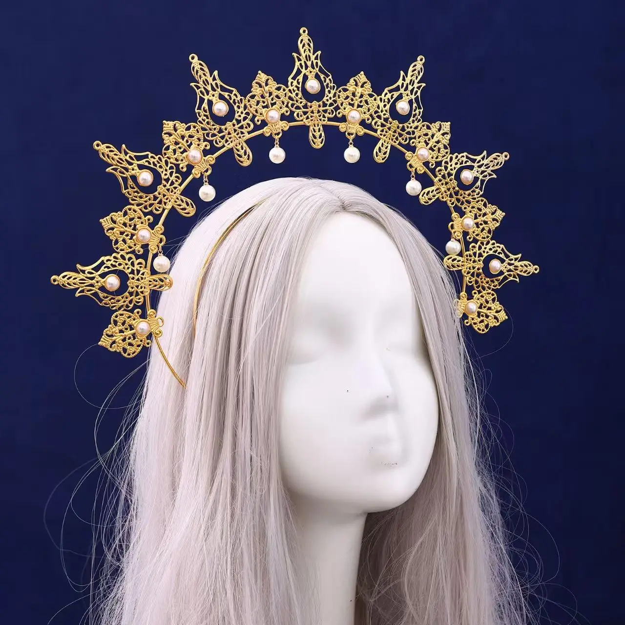 Hair Accessory Hair Headdress Hair Band Crown 1pc Women Halo Crown