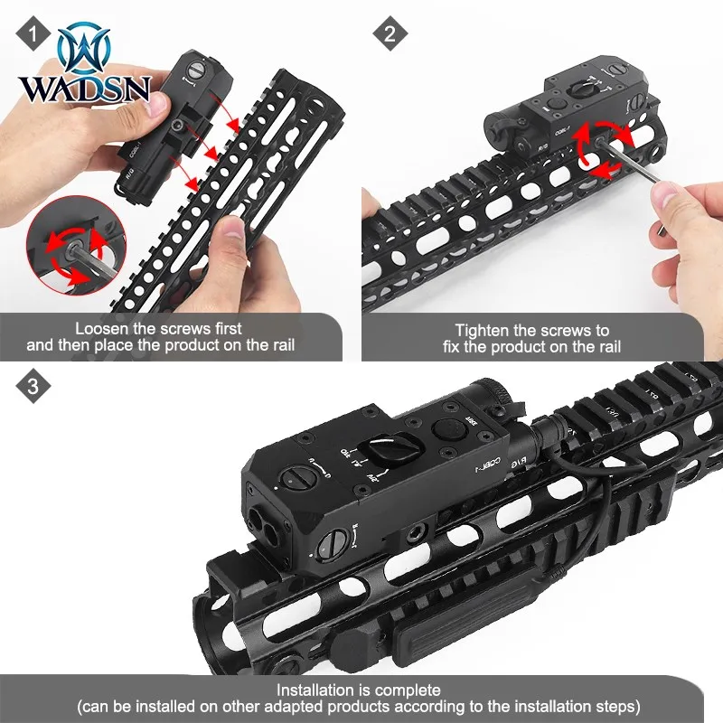 WADSN CQBL Mini Metal Red Green Dot Laser IR Airsoft Aiming Sight Tactical Weapons 20mm Picatinny Rail AR15 Hunting Accessories