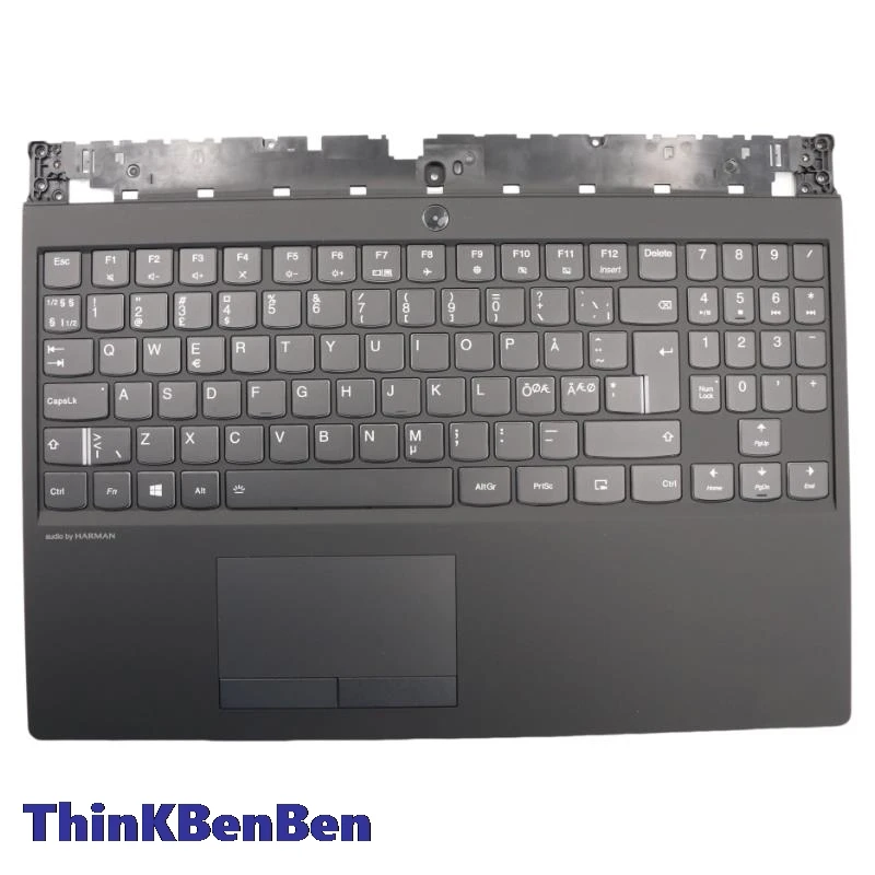 

NDC Nordic Black Keyboard Upper Case Palmrest Shell Cover For Lenovo Legion Y530 15 15ICH Y7000 2018 1060 5CB0R40215